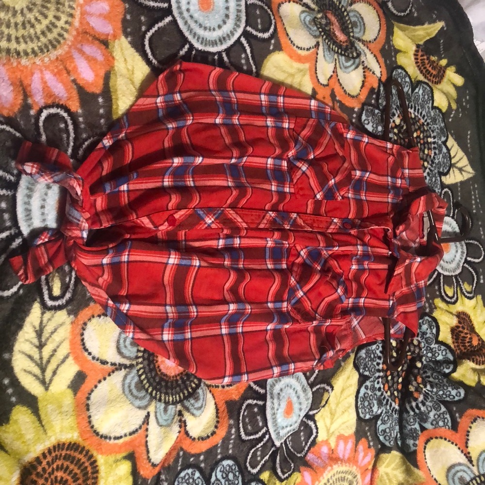 plaid tank
